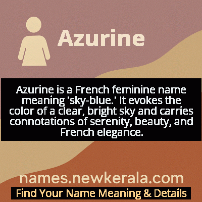 Azurine Name Meaning and Origin