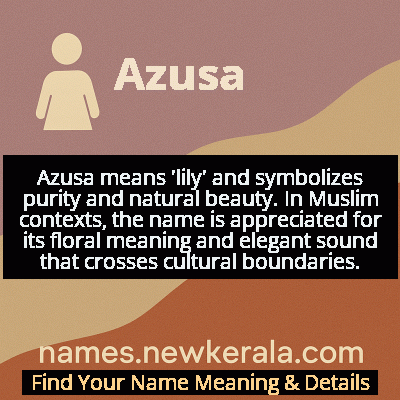 Azusa Name Meaning and Origin