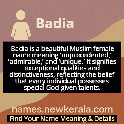 Badia Name Meaning and Origin