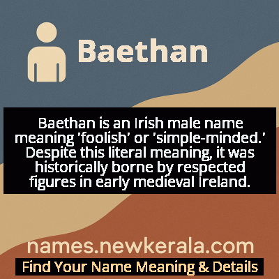 Baethan Name Meaning and Origin