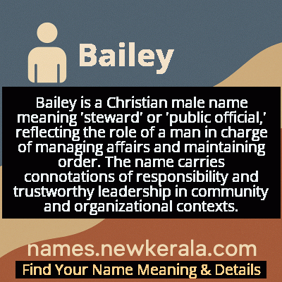 Bailey Name Meaning and Origin