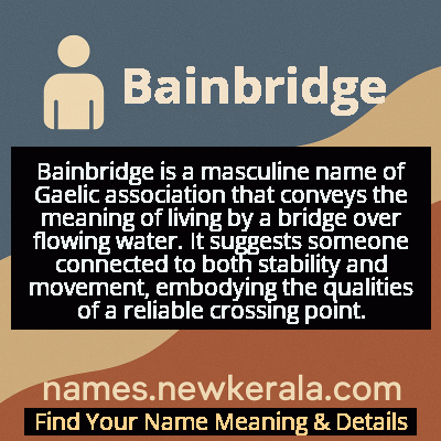 Bainbridge Name Meaning and Origin