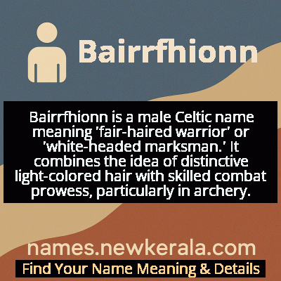 Bairrfhionn Name Meaning and Origin