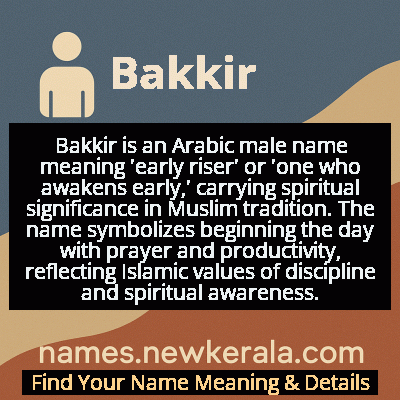 Bakkir Name Meaning and Origin