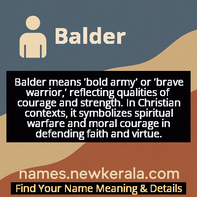 Balder Name Meaning and Origin