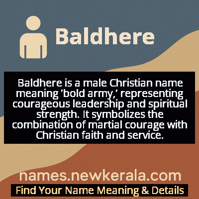 Baldhere Name Meaning and Origin
