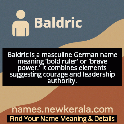 Baldric Name Meaning and Origin