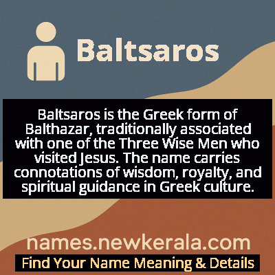 Baltsaros Name Meaning and Origin