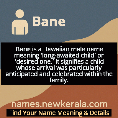 Bane Name Meaning and Origin