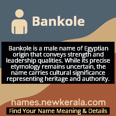 Bankole Name Meaning and Origin