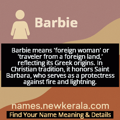 Barbie Name Meaning and Origin