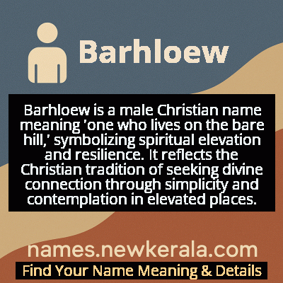 Barhloew Name Meaning and Origin