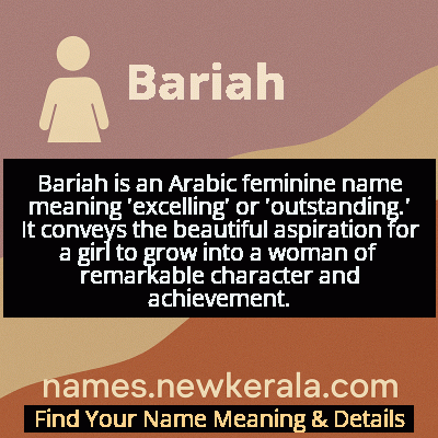 Bariah Name Meaning and Origin