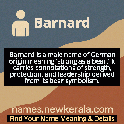 Barnard Name Meaning and Origin