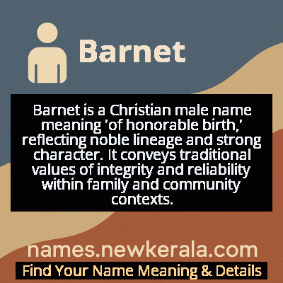 Barnet Name Meaning and Origin
