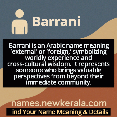 Barrani Name Meaning and Origin