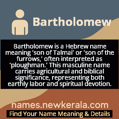 Bartholomew Name Meaning and Origin