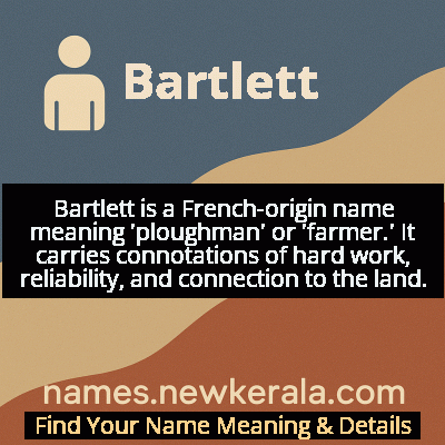 Bartlett Name Meaning and Origin