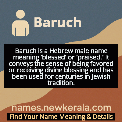 Baruch Name Meaning and Origin