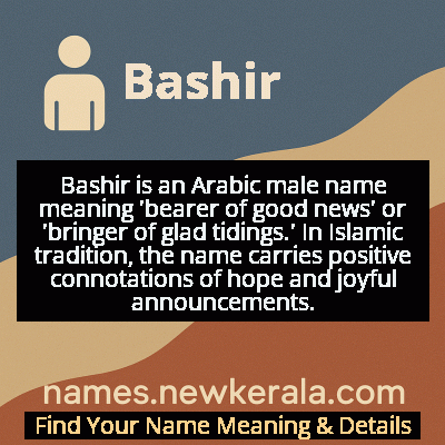 Bashir Name Meaning and Origin