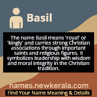Basil Name Meaning and Origin