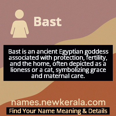 Bast Name Meaning and Origin