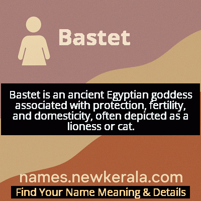Bastet Name Meaning and Origin