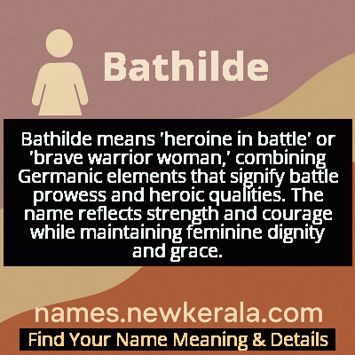 Bathilde Name Meaning and Origin