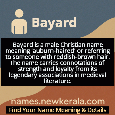 Bayard Name Meaning and Origin
