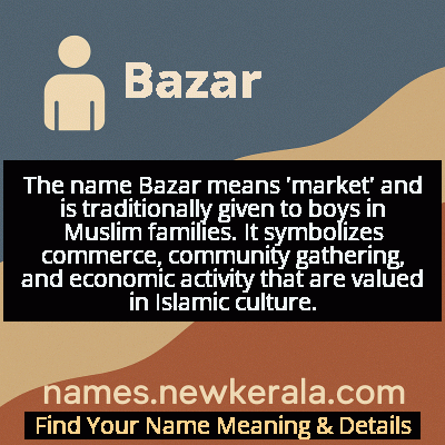 Bazar Name Meaning and Origin