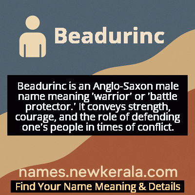 Beadurinc Name Meaning and Origin