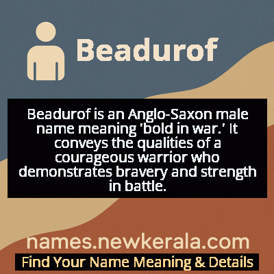 Beadurof Name Meaning and Origin