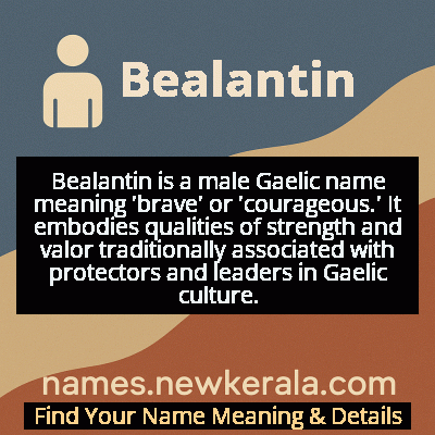 Bealantin Name Meaning and Origin