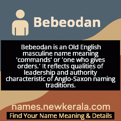 Bebeodan Name Meaning and Origin