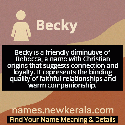 Becky Name Meaning and Origin