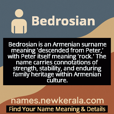 Bedrosian Name Meaning and Origin