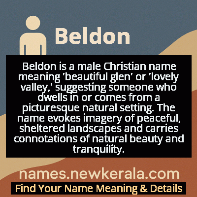Beldon Name Meaning and Origin