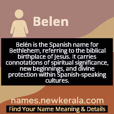 Belen Name Meaning and Origin