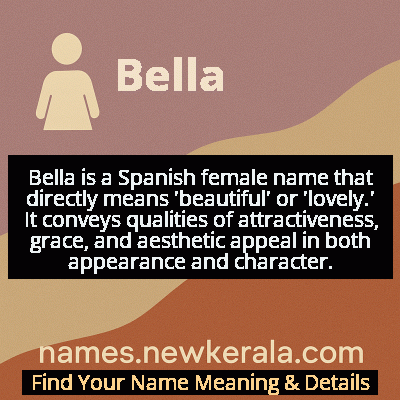 Bella Name Meaning and Origin