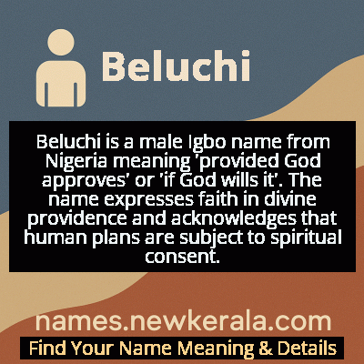 Beluchi Name Meaning and Origin