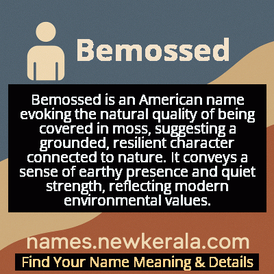 Bemossed Name Meaning and Origin