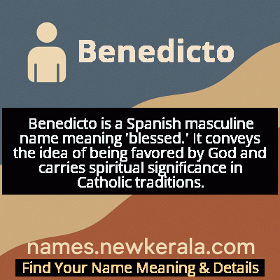 Benedicto Name Meaning and Origin