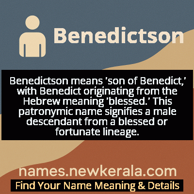 Benedictson Name Meaning and Origin