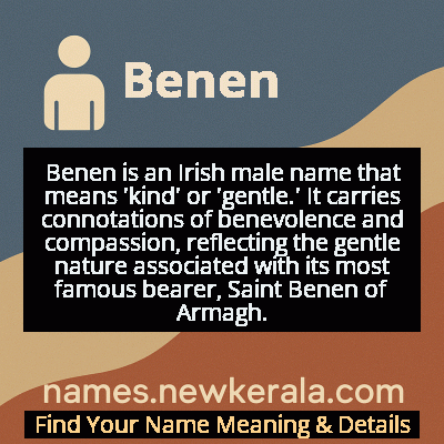 Benen Name Meaning and Origin