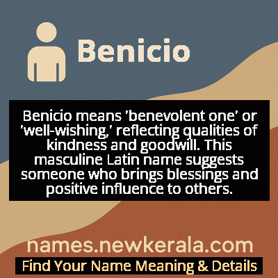 Benicio Name Meaning and Origin