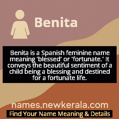 Benita Name Meaning and Origin