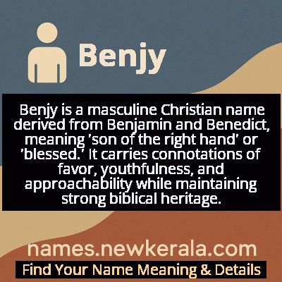 Benjy Name Meaning and Origin