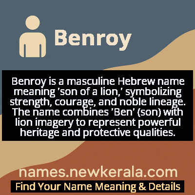 Benroy Name Meaning and Origin