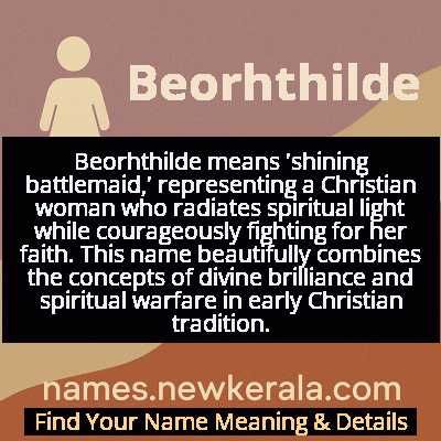 Beorhthilde Name Meaning and Origin