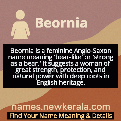 Beornia Name Meaning and Origin